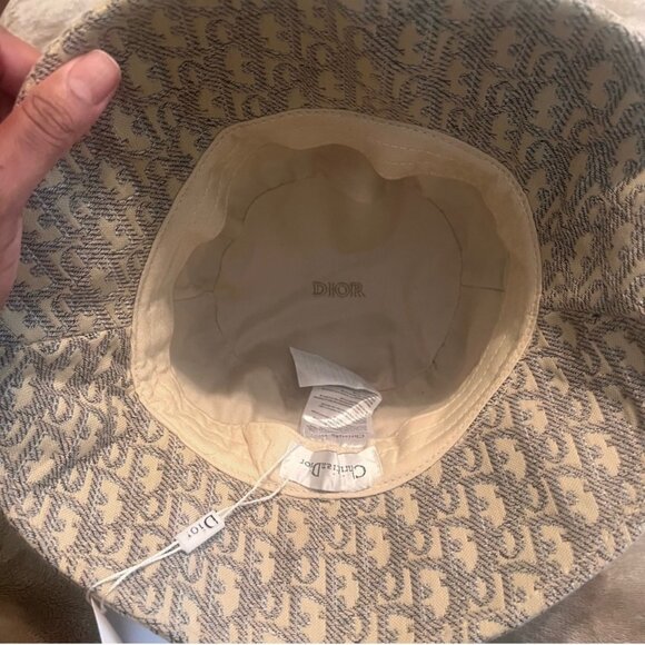 Christian Dior Bucket Tan Oblique Pattern - size 59cm - Picture 5 of 6